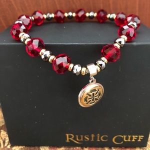 Rustic Cuff beaded cuff